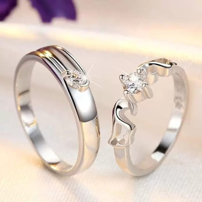 Stainless Steel Couple Rings – Engagement & Friendship Gift