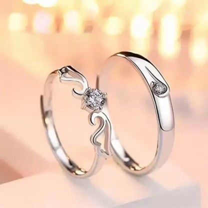 Stainless Steel Couple Rings – Engagement & Friendship Gift