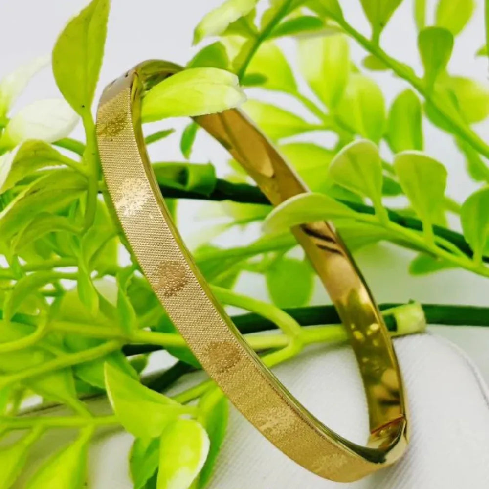 Cartier-Inspired Gold Bangle Adjustable Bracelet for Women