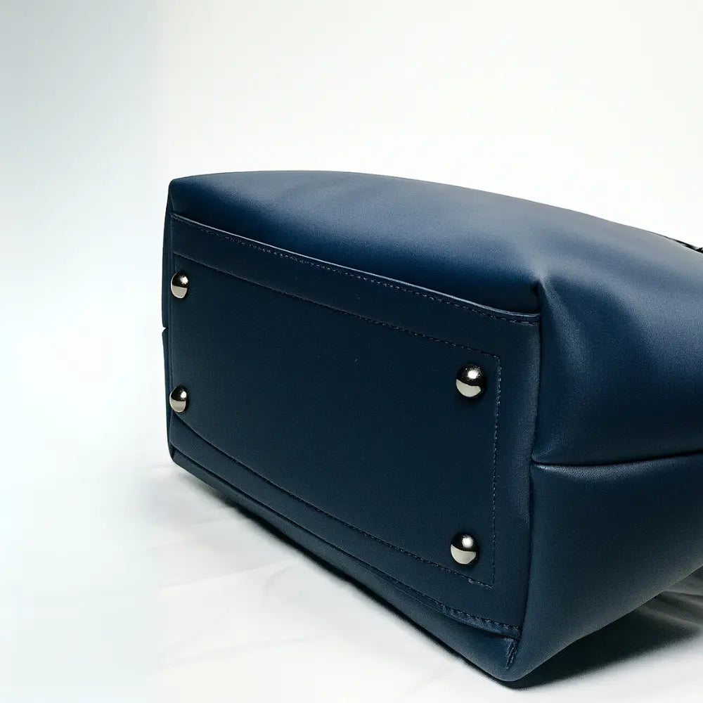 Blue Pocket Chain Handbag