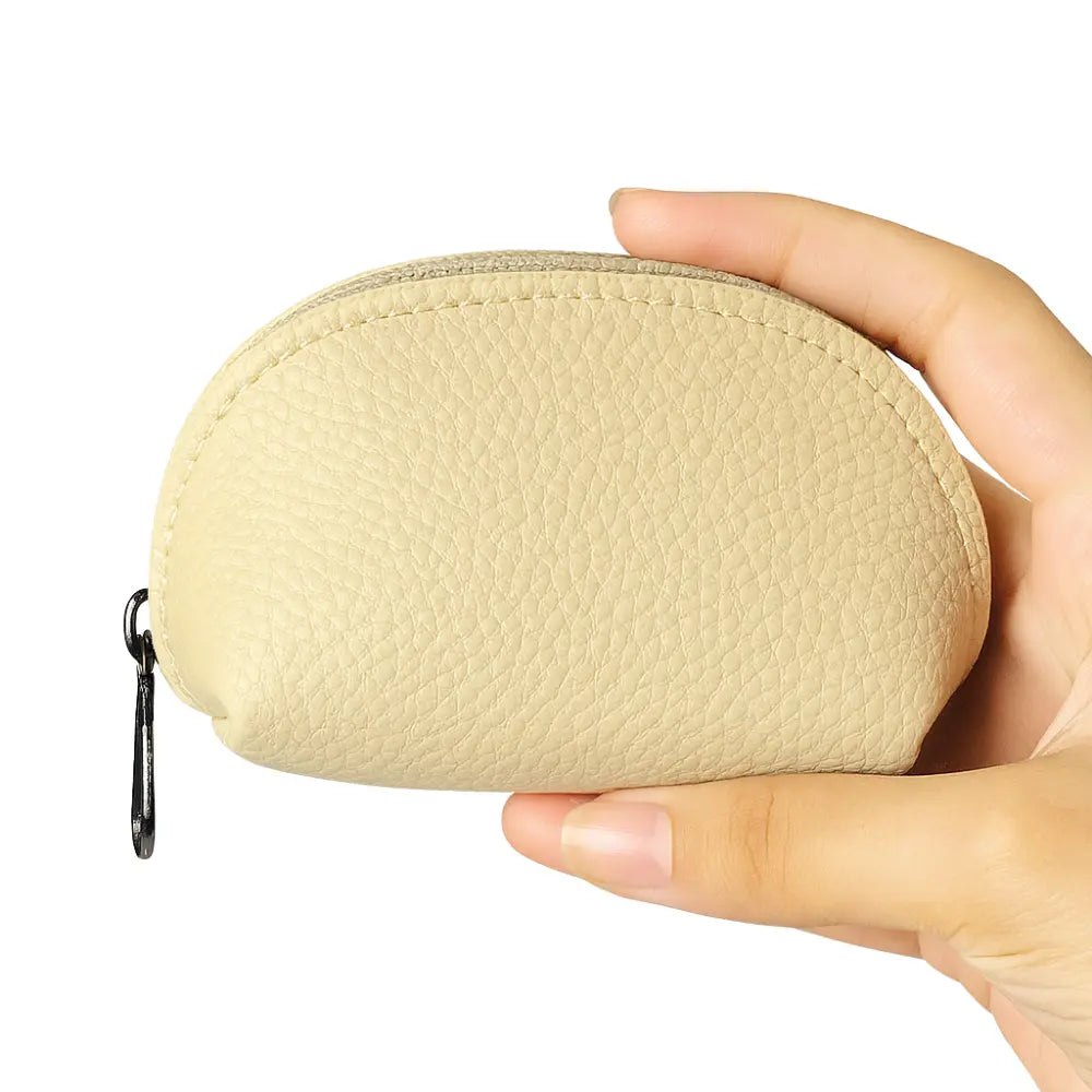 Diamond Beige Handbag with Detachable Pouch