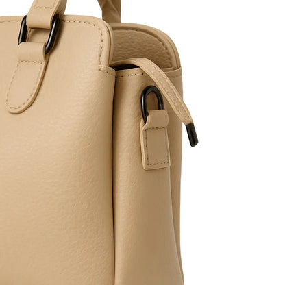 Beige Dome Handbag
