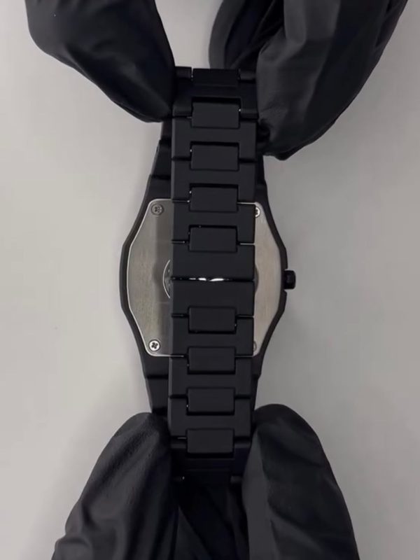 Full Black Aura Quartz Watch | Lightweight Analog Watch for Men & Boys