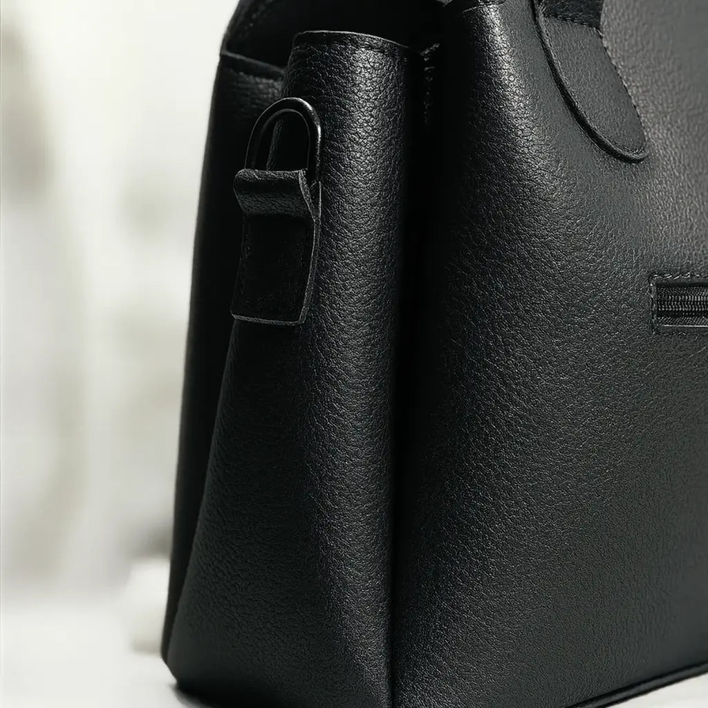 Black Dome Handbag