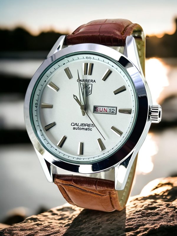 Carrera Calibre 5 Men’s Watch | Swiss Style | Leather Strap