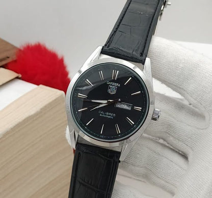 Carrera Calibre 5 Men’s Watch | Swiss Style | Leather Strap
