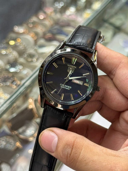 Carrera Calibre 5 Men’s Watch | Swiss Style | Leather Strap