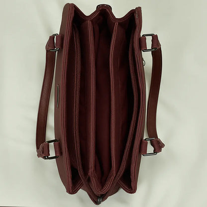 Mehroon Dome Handbag