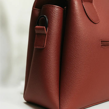 Mehroon Dome Handbag