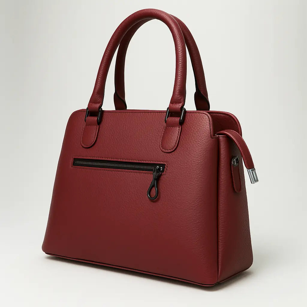 Mehroon Dome Handbag