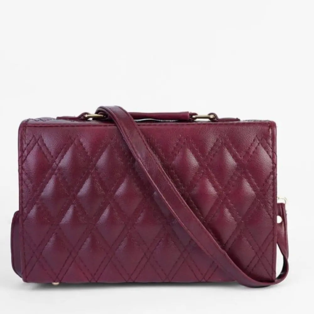 Women – Maroon Designer Purse