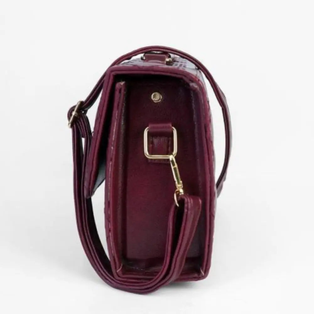 Women – Maroon Designer Purse